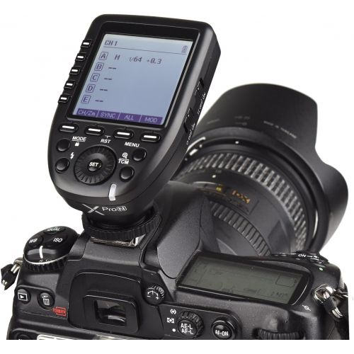  Godox XPro-N i-TTL 2.4G Wireless High Speed Sync 1/8000s X system Flash Trigger Transmitter?Compatible for Nikon?Cameras,11 Customizable,5 group button,4 function buttons offer con