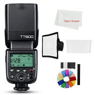 Godox TT600 2.4G Wireless Master Slave Camera Flash Speedlite Built in Godox X System Receiver Compatible Compatible Canon Nikon Olympus Fujifilm Pentax Camera + Diffuser