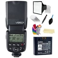 Godox Ving V850II GN60 2.4G 1/8000s HSS Camera Flash Speedlight ,1.5s recycle time & 650 Full Power Pops with 2000mAh Li-ion Battery compatible for Canon Nikon Pentax Olympas