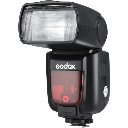  Godox V860II-N I-TTL GN60 2.4G High-Speed Sync 1/8000s Li-ion Battery Camera Flash Speedlite Speedlight Compatible for Nikon Cameras with 15x17cm Softbox & Filter & USB LED