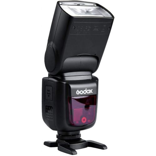  Godox V860II-N I-TTL GN60 2.4G High-Speed Sync 1/8000s Li-ion Battery Camera Flash Speedlite Speedlight Compatible for Nikon Cameras with 15x17cm Softbox & Filter & USB LED