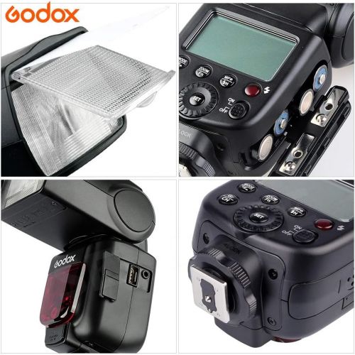  Godox TT600 2.4G Wireless Flash Speedlite Master/Slave Flash with Built-in Trigger System Compatible for Canon Nikon Pentax Olympus Fujifilm Panasonic (TT600)