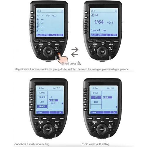  Godox Xpro-O TTL Wireless Flash Trigger 1/8000s HSS for Olympus Pen E-P5, E-PL5, E-PL6, E-PL7, E-PL8, Pen-F Digital Camera