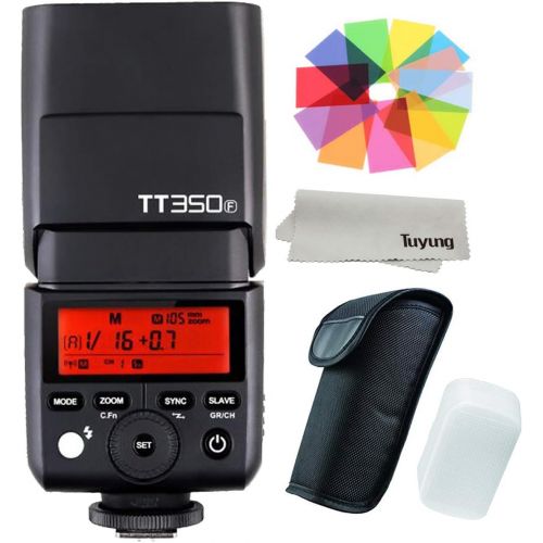  Godox TT350F 2.4G HSS 1/8000s TTL GN36 Camera Flash Speedlite for Fuji Cameras X-Pro2,X-T20,X-T2,X-T1,X-Pro1,X-T10,X-E1,X-A3,X100F,X100T