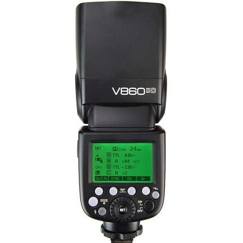  Godox VING V860IIO TTL Li-Ion Flash Kit for Olympus/Panasonic Cameras Camera Flash Speedlite Bundle