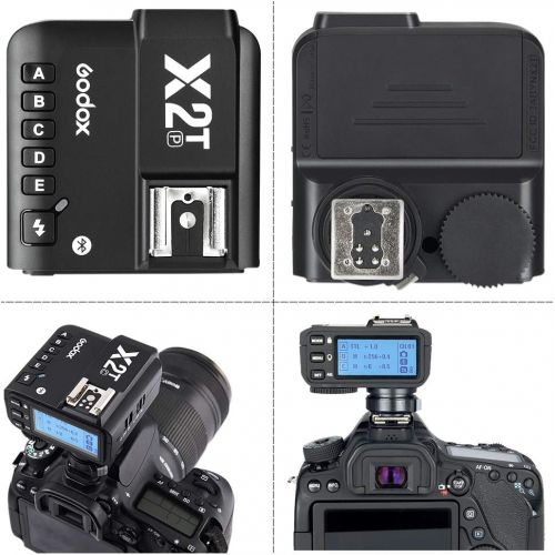  GODOX X2T-O TTL Flash Trigger 1/8000s HSS TTL Manual Function for Olympus for Panasonic Cameras with Clean Cloth (X2T-O) (X2T-O)