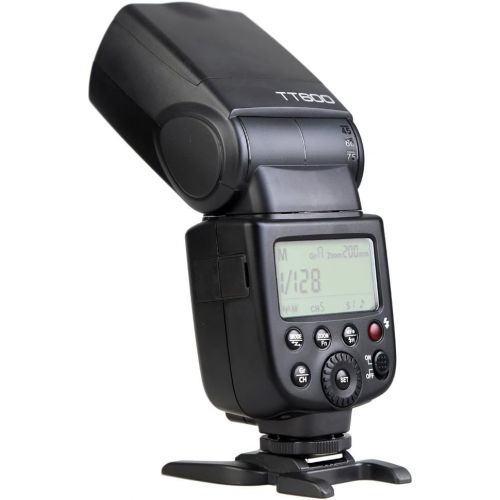  Godox TT600 GN60 2.4G 1/8000s Camera Flash Speedlite, 230 Full Power Flashes, 0.1-2.6s Recycle Time, Compatible for Canon, Nikon, Pentax, Olympus and Other DSLR Cameras with Standa