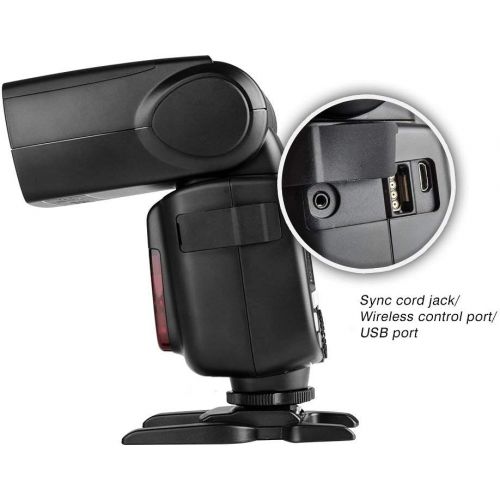  [아마존베스트]Godox V860II-C E-TTL II 2.4G High Speed Sync 1/8000s GN60 Li-ion Battery Camera Flash Speedlite Light Compatible for Canon Cameras & Godox XPro-C Wireless Flash Trigger Transmitter