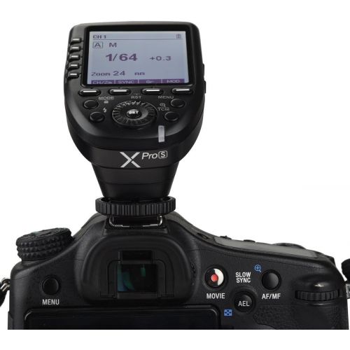  [아마존베스트]Godox XPro-S TTL 2.4G High-Speed Sync Wireless Flash Trigger Transmitter Compatible for Sony Cameras, 1/8000s,11 Customizable Functions,16 Groups and 32 Channels,2.4G Wireless X Sy
