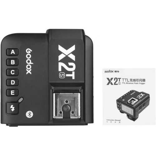  [아마존베스트]Godox X2T-S TTL Wireless Trigger Flash 2.4G 1/8000s HSS TTL-Convert-Manual Function Compatible with Canon 1/8000s Sony Cameras