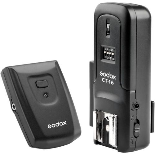  [아마존베스트]Godox CT-16 16 Channels Wireless Radio Flash Trigger for Canon Nikon Pentax DSLR Camera Studio Flash (Transmitter + Receiver)