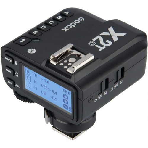  [아마존베스트]Godox X2T-C 2.4G Wireless Flash Trigger Transmitter for Canon with E-TTL II HSS 1/8000s Group Function LED Control Panel Firmware Update