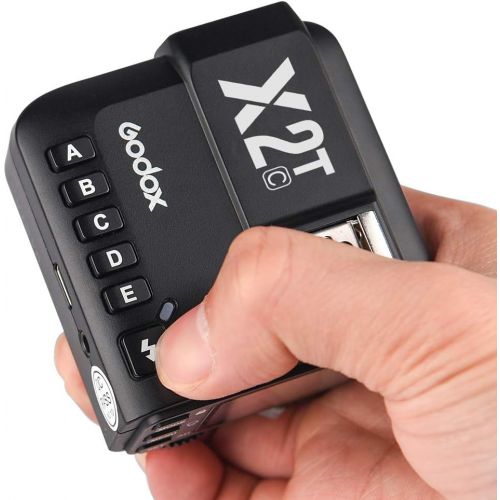  [아마존베스트]Godox X2T-C 2.4G Wireless Flash Trigger Transmitter for Canon with E-TTL II HSS 1/8000s Group Function LED Control Panel Firmware Update