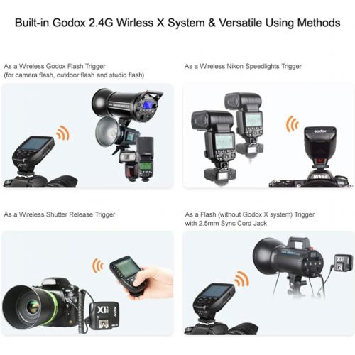  [아마존베스트]Godox Xpro-N TTL Wireless Studio Flash Trigger Transmitter Compatible for Nikon Cameras, 2.4G X System 1/8000s HSS,TTL-Convert-Manual Function,11 Customizable Functions