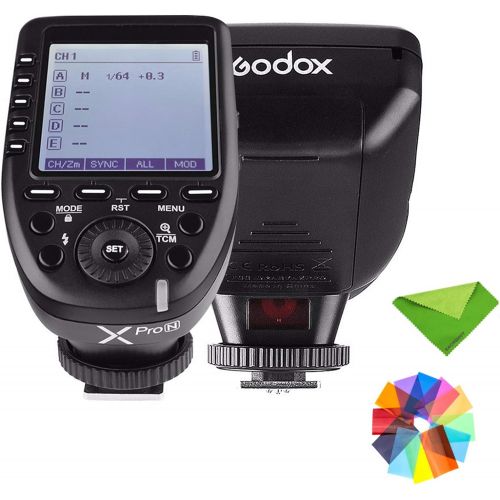  [아마존베스트]Godox XPro-N i-TTL 2.4G 1/8000s Wireless Flash Trigger Transmitter 16 Groups and 32 Channels for Nikon Hotshoe Camera Flash TT350N V350N TT685N V860 V850 AD200 AD400Pro AD600 Pro A