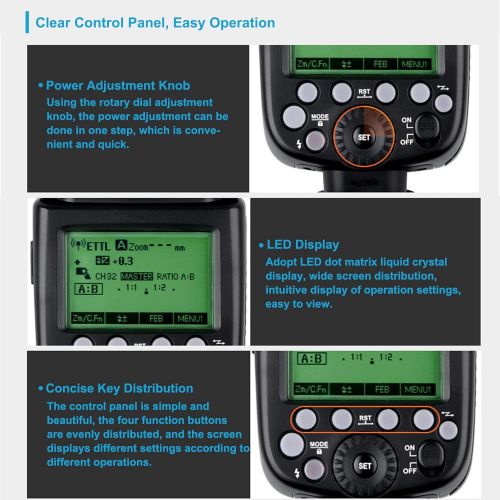  [아마존베스트]Godox V860II-S High-Speed Sync GN60 1/8000 2.4G TTL Li-on Battery Camera Flash Speedlite Compatible for Sony Camera+LETWING Cloth+Softbox+Color Filter