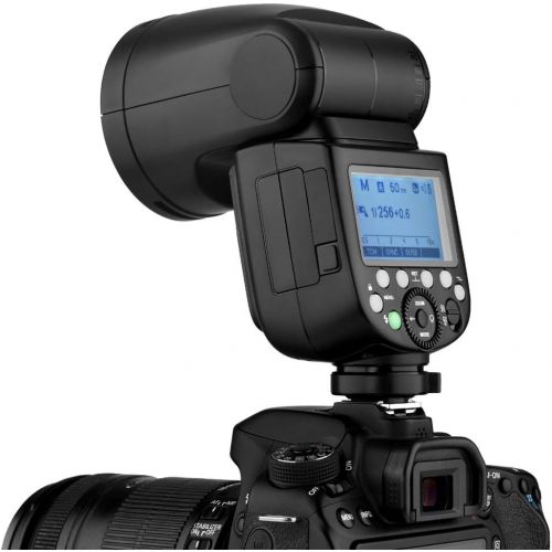  [아마존베스트]Godox V1-C Flash for Canon, 76Ws 2.4G TTL Round Head Flash Speedlight, 1/8000 HSS, 480 Full Power Shots, 1.5s Recycle Time, 2600mAh Lithium Battery, 10 Level LED Modeling Lamp, W/P