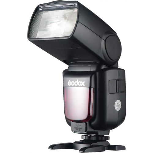  [아마존베스트]Godox 2X TT600 High Speed Sync 2.4G Wireless Camera Flash Speedlite Light with Godox X1T-N Remote Trigger Transmitter Compatible for Nikon Camera& 2X Diffuser& CONXTRUE USB LED