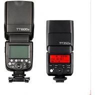 Godox GODOX TT685S TTL Camera Flash High Speed 18000s GN60 Compatible Sony DSLR Cameras+GODOX TT350S 2.4G HSS 1  8000s TTL GN36 Speedlite Compatible Sony Mirrorless Digital Camera