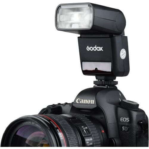  Godox GODOX TT350C Mini Flash TTL HSS 1  8000s 2.4G Wireless X1T-C Flash Trigger Transmitter 2.4G Wireless Remote Transmitter Compatible Canon Mirrorless Camera