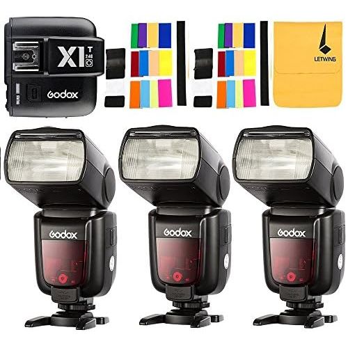  Godox GODOX TT685O Thinklite TTL 3X Camera Flash High Speed 18000s GN60 for Olympus Panasonic Cameras E-TTL II Autoflash,GODOX X1T-O TTL 18000s HSS 32 Channels 2.4G Flash Trigger Trans