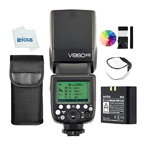  Godox V860II-O TTL 2.4G HSS 18000s Camera Flash Speedlite with Color Filters for Olympus E-M10II E-M5II E-M1 E-PL5 E-PL6 E-PL7 E-PL8 E-P3 E-P5 Pen-F DSLR Cameras