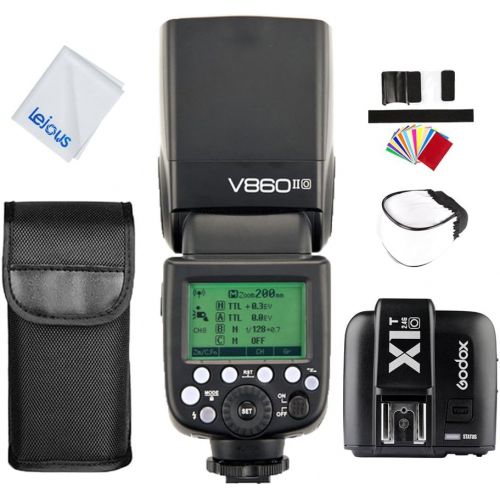  Godox V860II-O 2.4G HSS 18000s TTL Flash Speedlite with Li-ion Battery, XPro-O Flash Trigger for Olympus Panasonic Cameras