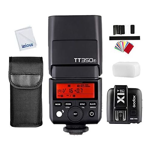  Godox TT350F TTL 2.4G HSS 18000s GN36 Camera Flash Speedlite with Godox X1T-F Wireless Flash Trigger Transmitter for Fuji Fujifilm Cameras X-Pro2 X-T20 X-T2 X-T1 X-Pro1 X-T10 X-E1