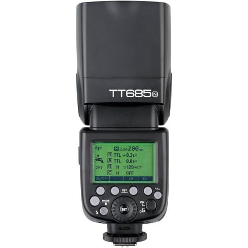  Godox 2X TT685N 2.4G HSS i-TTL GN60 Wireless Flash + X1T-N TTL Trigger Compatible for Nikon D800 D700 D7100 D7000 D5100 D810 D90