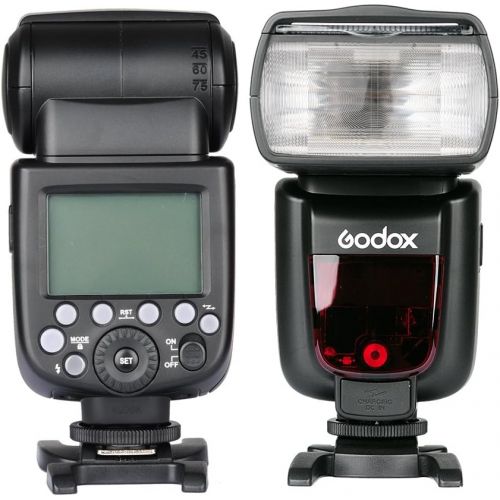  Godox TT685C TTL Speedlite Flash 2.4GHz High Speed 18000s GN60 with X1T-C TTL Wireless Transmitter Compatible for Canon Camera