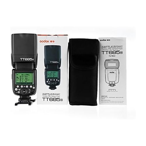  Godox TT685C Speedlite High-Speed Sync External TTL Compatible for Canon Flash 1100D 1000D 7D 6D 60D 50D 600D 500D