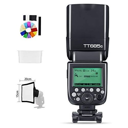  Godox TT685C Speedlite High-Speed Sync External TTL Compatible for Canon Flash 1100D 1000D 7D 6D 60D 50D 600D 500D