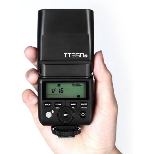  Godox 2X TT350N 2.4G HSS 18000s TTL GN36 Flash Speedlite with X1T-N Wireless Trigger Transmitter Compatible for Nikon Camera