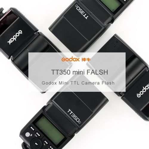  Godox 2X TT350C Mini Flash TTL HSS 1  8000s 2.4G Wireless with X1T-C 2.4G Wireless Flash Trigger Transmitter Compatible for Canon