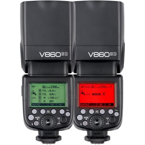  Godox 2X V860II-S E-TTL HSS 18000 Li-ion Battery Speedlite Flash + X1TS Transmitter Compatible for Sony DSLR A7R A7RII A58 A99 A6000