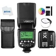 Godox V860II-S TTL 2.4G GN60 HSS 18000s Li-ion Battery Camera Flash Speedlite with X1T-S Flash Trigger for Sony HVL-F60M HVL-F43M HVL-F32M A7 A7R A7S A7II A7RII A58 A99 A6000 A630