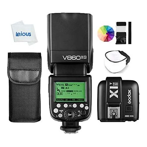  Godox V860II-S TTL 2.4G GN60 HSS 18000s Li-ion Battery Camera Flash Speedlite with X1T-S Flash Trigger for Sony HVL-F60M HVL-F43M HVL-F32M A7 A7R A7S A7II A7RII A58 A99 A6000 A630