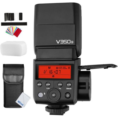  Godox 2X GODOX V350S TTL 2.4G Li-ion Battery Camera Flash Speedlite with XPro-S TTL Wireless Flash Trigger for Sony a7RII, a7RII, a7R, a58, a99, ILCE6000L, a77 II, RX10, a9