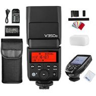 Godox GODOX V350N 2.4G TTL HSS 18000s Li-ion Battery Camera Flash Speedlite with XPro-N TTL Wireless Flash Trigger for Nikon D3100 D3200 D3300 D5000 D5100 D5300 D7000 D7100 etc