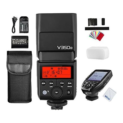  Godox GODOX V350N 2.4G TTL HSS 18000s Li-ion Battery Camera Flash Speedlite with XPro-N TTL Wireless Flash Trigger for Nikon D3100 D3200 D3300 D5000 D5100 D5300 D7000 D7100 etc