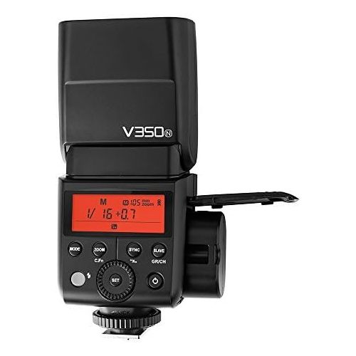  Godox V350N TTL 2.4G Camera Flash with Built-in Rechargeable 7.2V2000mAh Li-ion Battery,Godox X1T-N Flash Trigger for Nikon Cameras