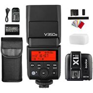 Godox GODOX V350N 2.4G TTL HSS 18000s TTL Flash with Rechargeable Battery + GODOX X1T-N TTL Wireless Flash Trigger for Nikon D3100 D3200 D3300 D5000 D5100 D5300 D7000 D7100, etc