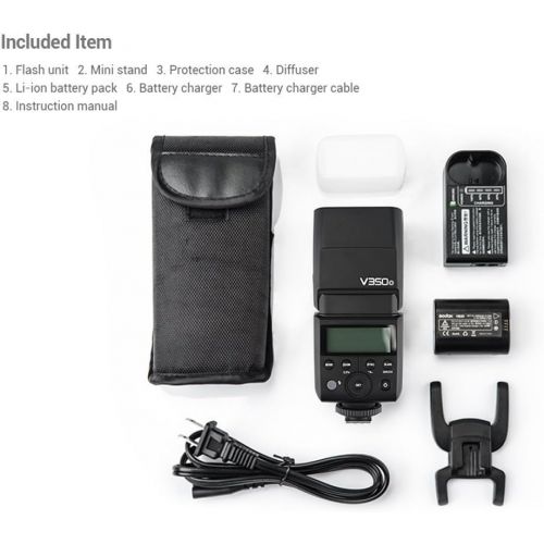  Godox V350O 2.4G Wireless Mini TTL Speedlite Flash for Olympus E-M10II E-M5II E-M1 and Panasonic DMC-GX85 DMC-G7 DMC-GF1