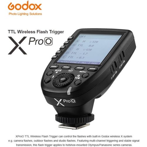  Godox TT685O Thinklite TTL Camera Flash High Speed 18000s GN60 for Olympus Panasonic Cameras E-TTL II Autoflash,Godox XPro-O Flash Trigger for Olympus Panasonic Cameras