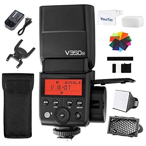  Godox V350N TTL autoflash 2.4G Wireless HSS Max. 18000s High Speed Sync Photography Lighting Compatible Canon D5 D610 D750 D810 D3200 D5300 D7100