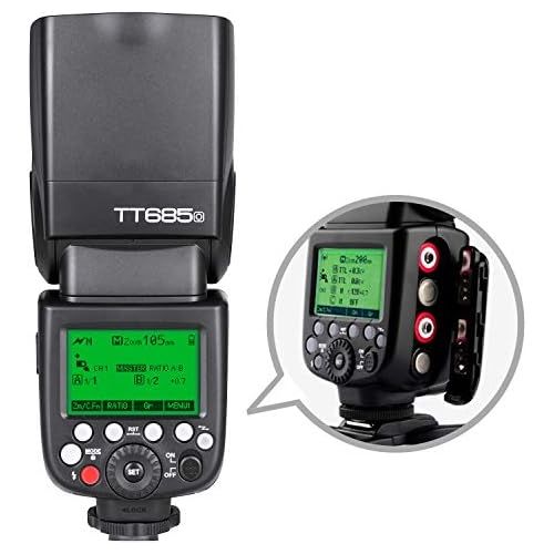  Godox TT685O TTL Flash Camera Flash Speedlite, 2.4G HSS 18000s TTL GN60 Electronic Flash for Olympus E-M10II E-M5II E-M1 E-PL8 E-PL6 E-PL6 E-PL5 E-P5 E-P3 Pen-F for Panasonic GH4