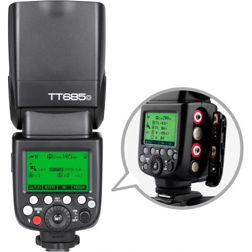  Godox TT685O TTL Flash Camera Flash Speedlite, 2.4G HSS 18000s TTL GN60 Electronic Flash for Olympus E-M10II E-M5II E-M1 E-PL8 E-PL6 E-PL6 E-PL5 E-P5 E-P3 Pen-F for Panasonic GH4