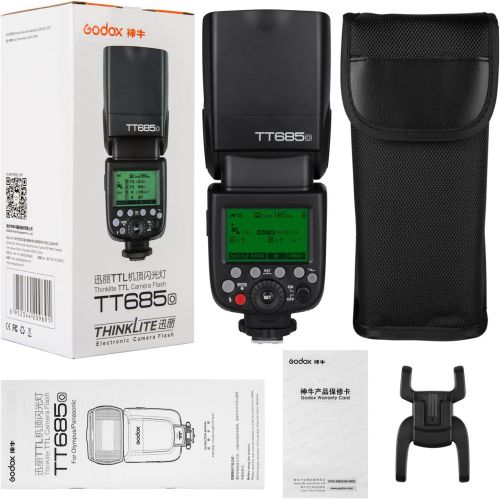  Godox TT685O TTL Flash Camera Flash Speedlite, 2.4G HSS 18000s TTL GN60 Electronic Flash for Olympus E-M10II E-M5II E-M1 E-PL8 E-PL6 E-PL6 E-PL5 E-P5 E-P3 Pen-F for Panasonic GH4