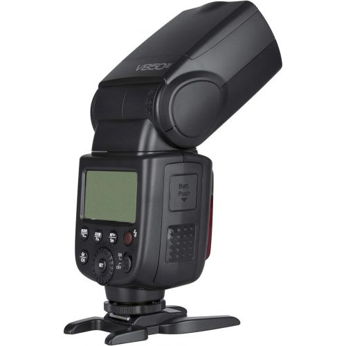  Godox V850II GN60 2.4G 18000s HSS Camera Flash Speedlight with 2000mAh Li-ion Battery Features 1.5s Recycle Time and 650 Full Power Pops for Canon,Godox XPro-C Flash Trigger For C