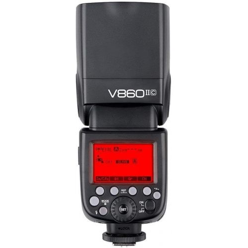  Godox V860II-C E-TTL 2.4G High Speed Sync 18000s GN60 Li-ion Battery Camera Flash Speedlite Light Compatible Canon 1DX 5D Mark III 5D Mark II 6D 7D 60D 50D 40D 30D 650D 600D 550D